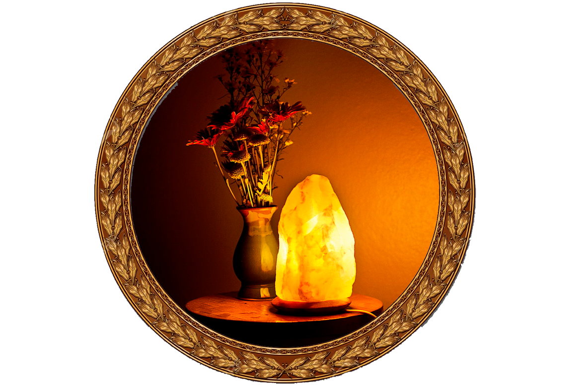 natural hand crafted salt lamp