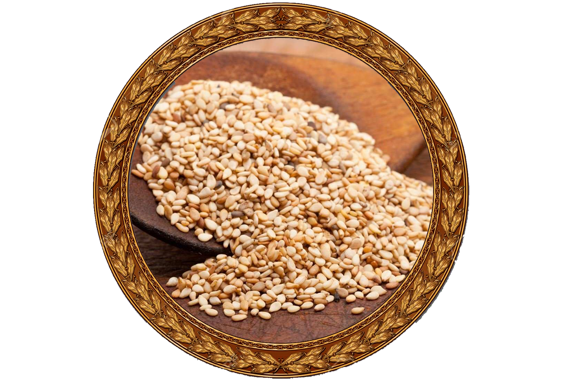 Sesame Seed Natural & Hulled, Steamed